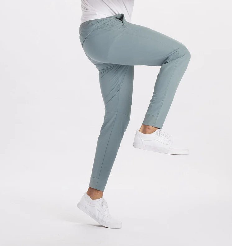 Stretch Broek - Heren Casual Elastische Taille Skinny Broek-Hallo Susanne