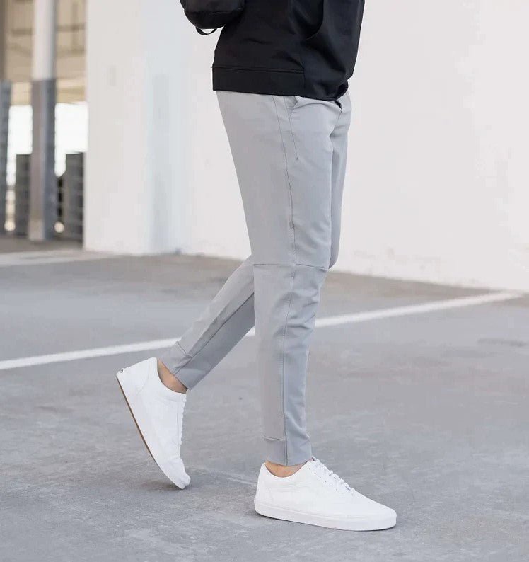Stretch Broek - Heren Casual Elastische Taille Skinny Broek-Hallo Susanne