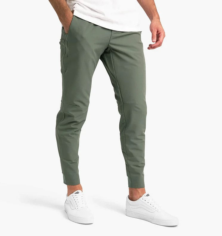 Stretch Broek - Heren Casual Elastische Taille Skinny Broek-Hallo Susanne