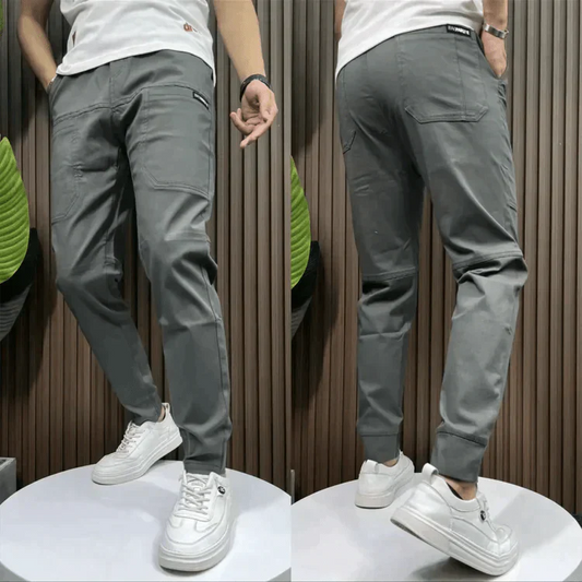 Stretchbroek | Comfortabel | Vrijetijdskleding | Slim fit joggingbroek | Herenbroek-Hallo Susanne