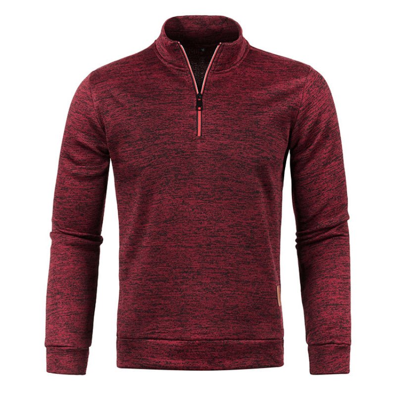 Sweater met Kwart Ritssluiting | Lange Mouwen | Hoge Hals | Pullover met Halve Ritssluiting | Sweaters met Kwart Ritssluiting voor heren-Hallo Susanne