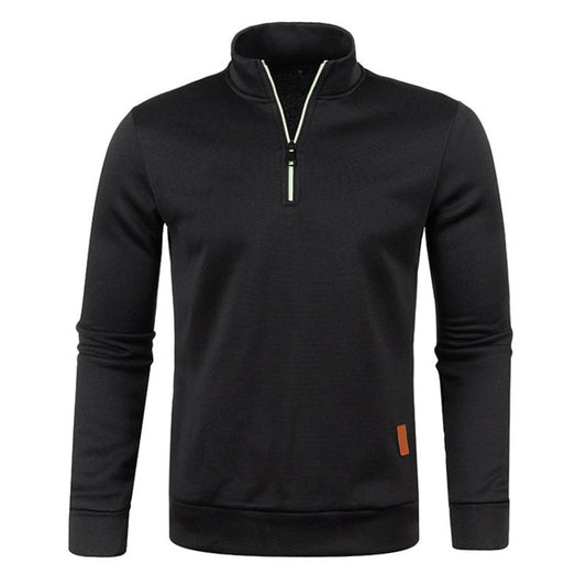 Sweater met Kwart Ritssluiting | Lange Mouwen | Hoge Hals | Pullover met Halve Ritssluiting | Sweaters met Kwart Ritssluiting voor heren-Hallo Susanne