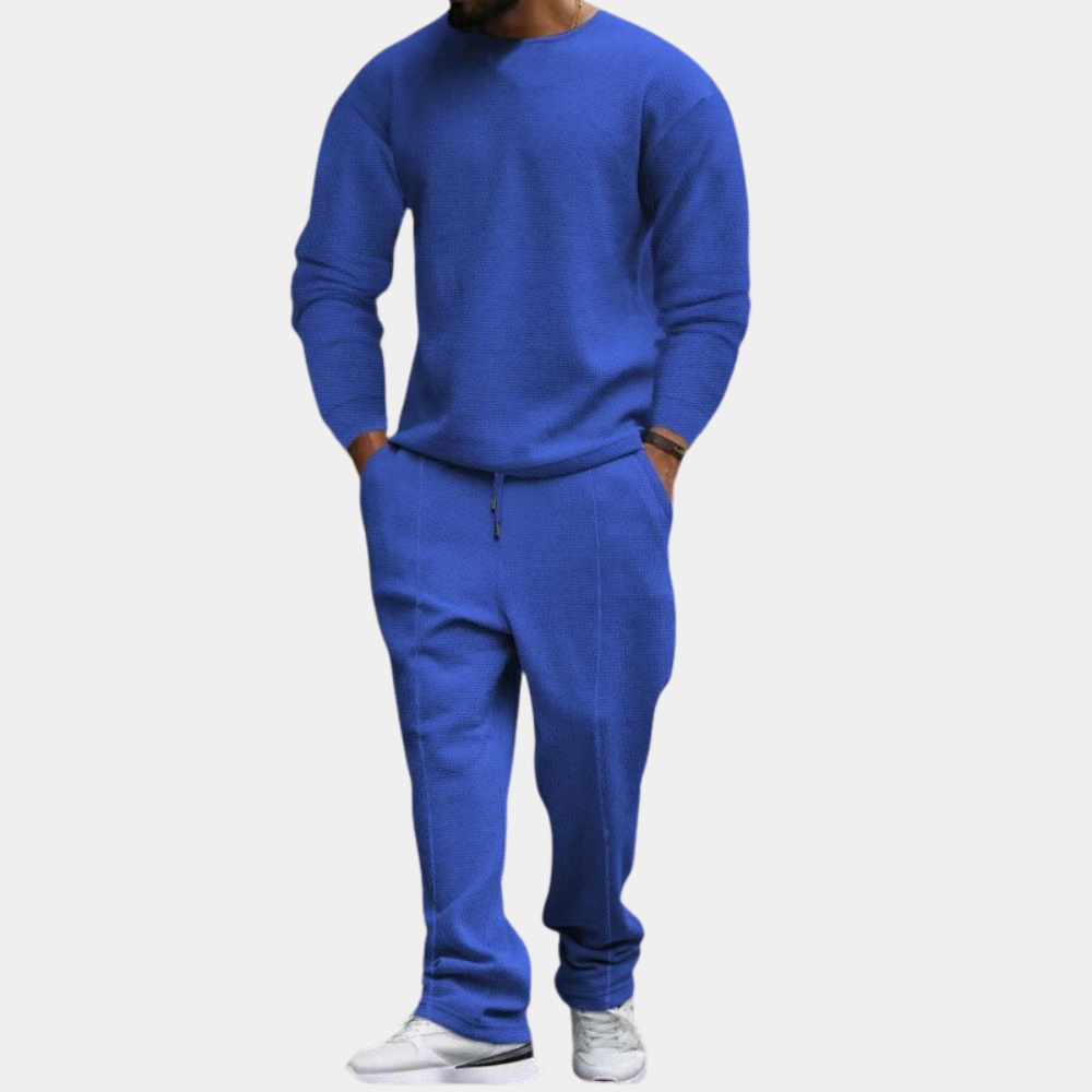 Sweatpak | Lange Mouwen | Rechte Pijpen | Sweatshirt en Joggers Set | Heren Joggingpak Sets-Hallo Susanne