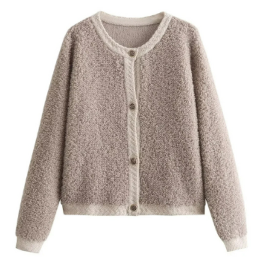 Teddy Vest - Warme vest met knoopsluiting voor dames-Hallo Susanne