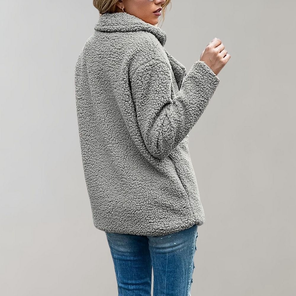 Teddyjas | Knus | Double Breasted | Winterjas | Vrouwenjas-Hallo Susanne