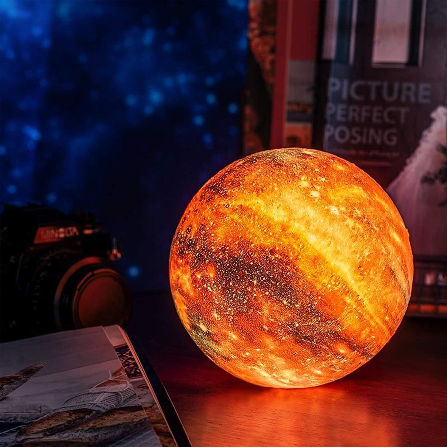 Universum Lamp - Oplaadbare LED-bedlamp voor nachtkastje-Hallo Susanne