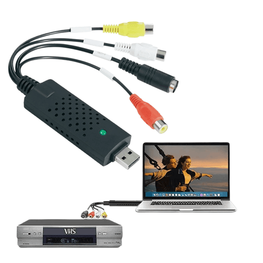 VHS-converter - AV-kabels - Multikabel - VHS-naar-USB-adapter - VHS naar digitaal-Hallo Susanne