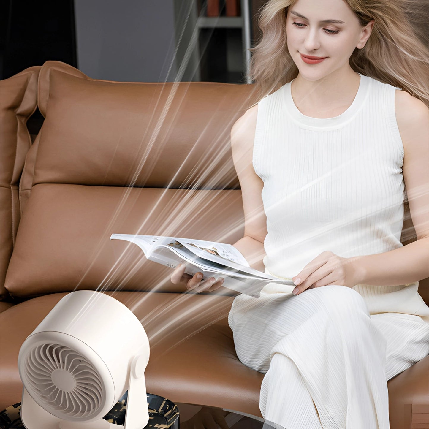 Ventilator zonder ventilator - Display - Turboventilator - Tafelventilator - Propellerloze ventilator-Hallo Susanne