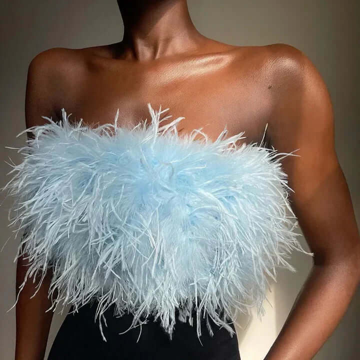 Veren Top - Bandeau - Feest - Strapless Top - Gewas Top-Hallo Susanne