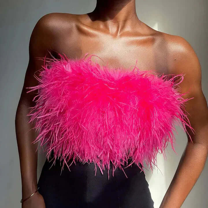 Veren Top - Bandeau - Feest - Strapless Top - Gewas Top-Hallo Susanne
