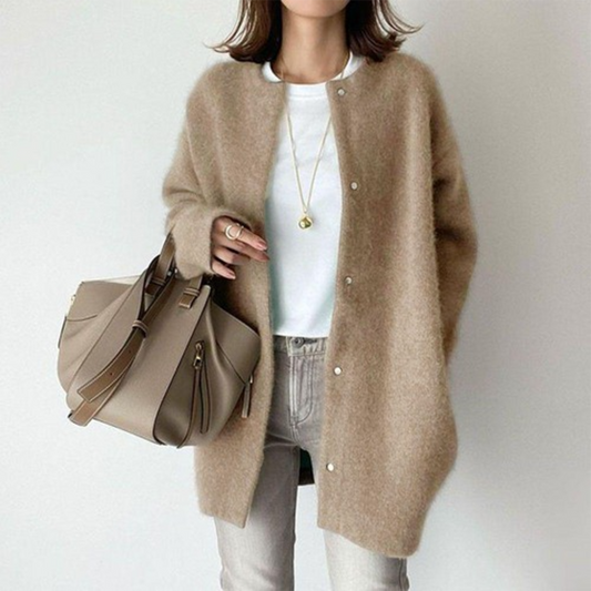 Vest - Oversized - Gebreid - Vestjasje - Dameskleding-Hallo Susanne