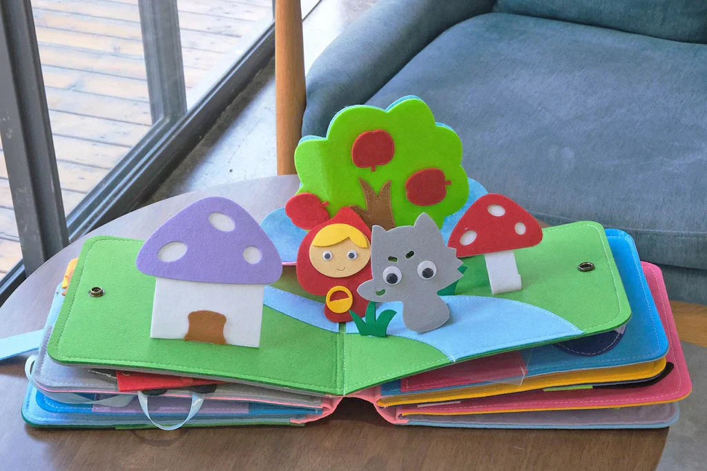 Viltboek | Peuter | Interactief | Zintuiglijk boek | Kinderboek-Hallo Susanne