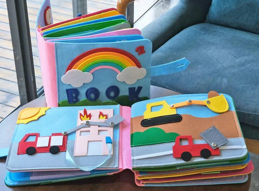 Viltboek | Peuter | Interactief | Zintuiglijk boek | Kinderboek-Hallo Susanne