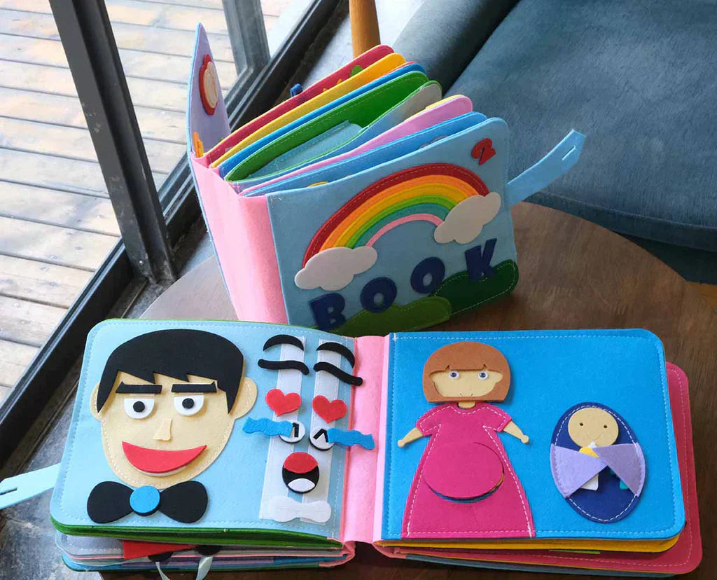 Viltboek | Peuter | Interactief | Zintuiglijk boek | Kinderboek-Hallo Susanne