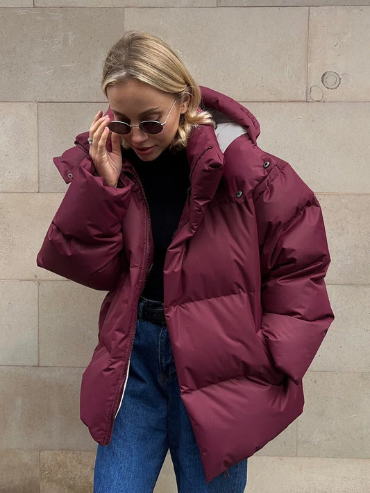 Vrouwen Winterjas | Warm | Capuchon | Pufferjas | Donsjack-Hallo Susanne