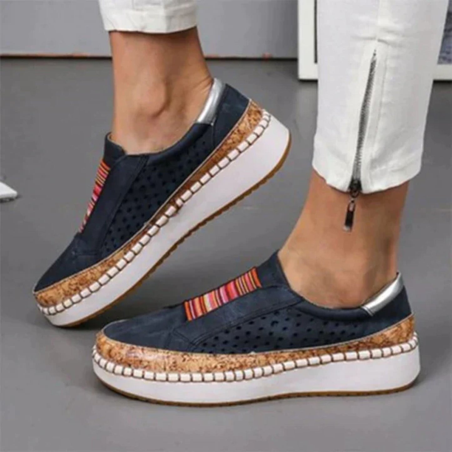 Wandelschoenen - Ergonomisch - Slip-On - Orthopedische schoenen - Damesschoenen-Hallo Susanne