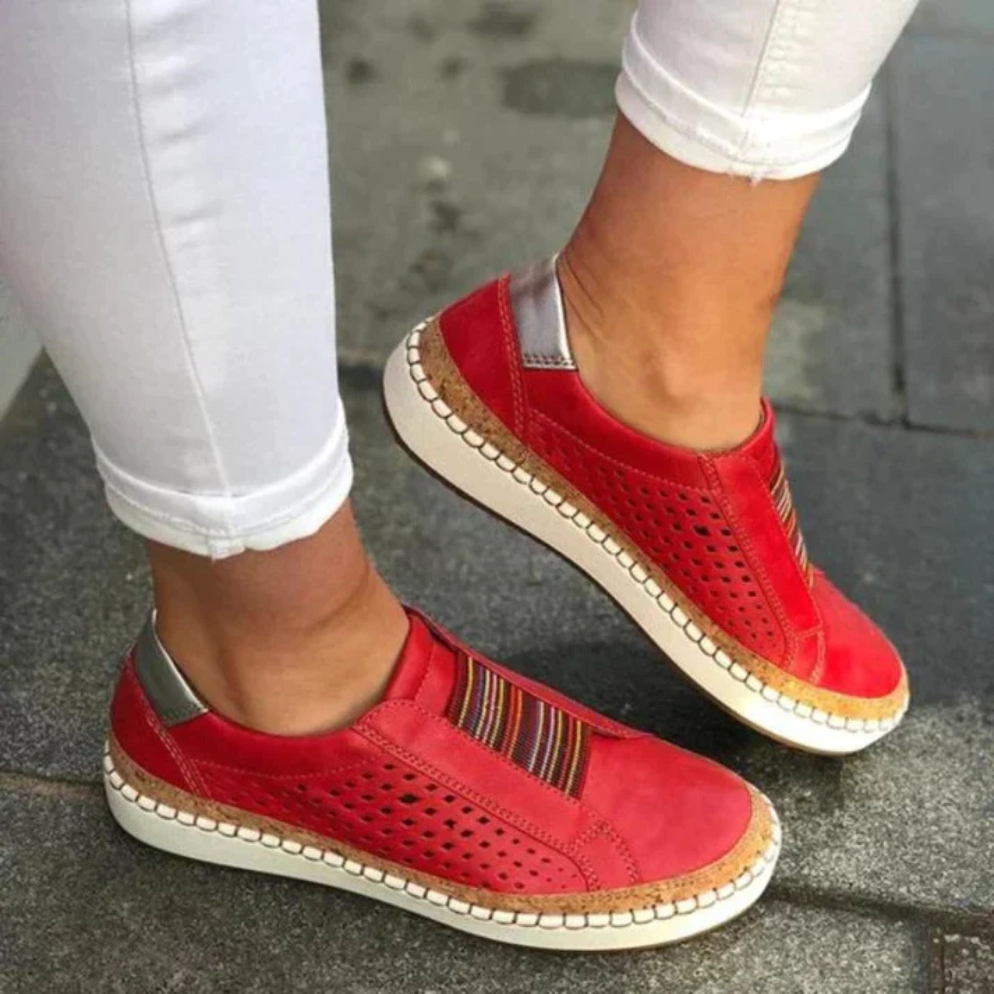 Wandelschoenen - Ergonomisch - Slip-On - Orthopedische schoenen - Damesschoenen-Hallo Susanne