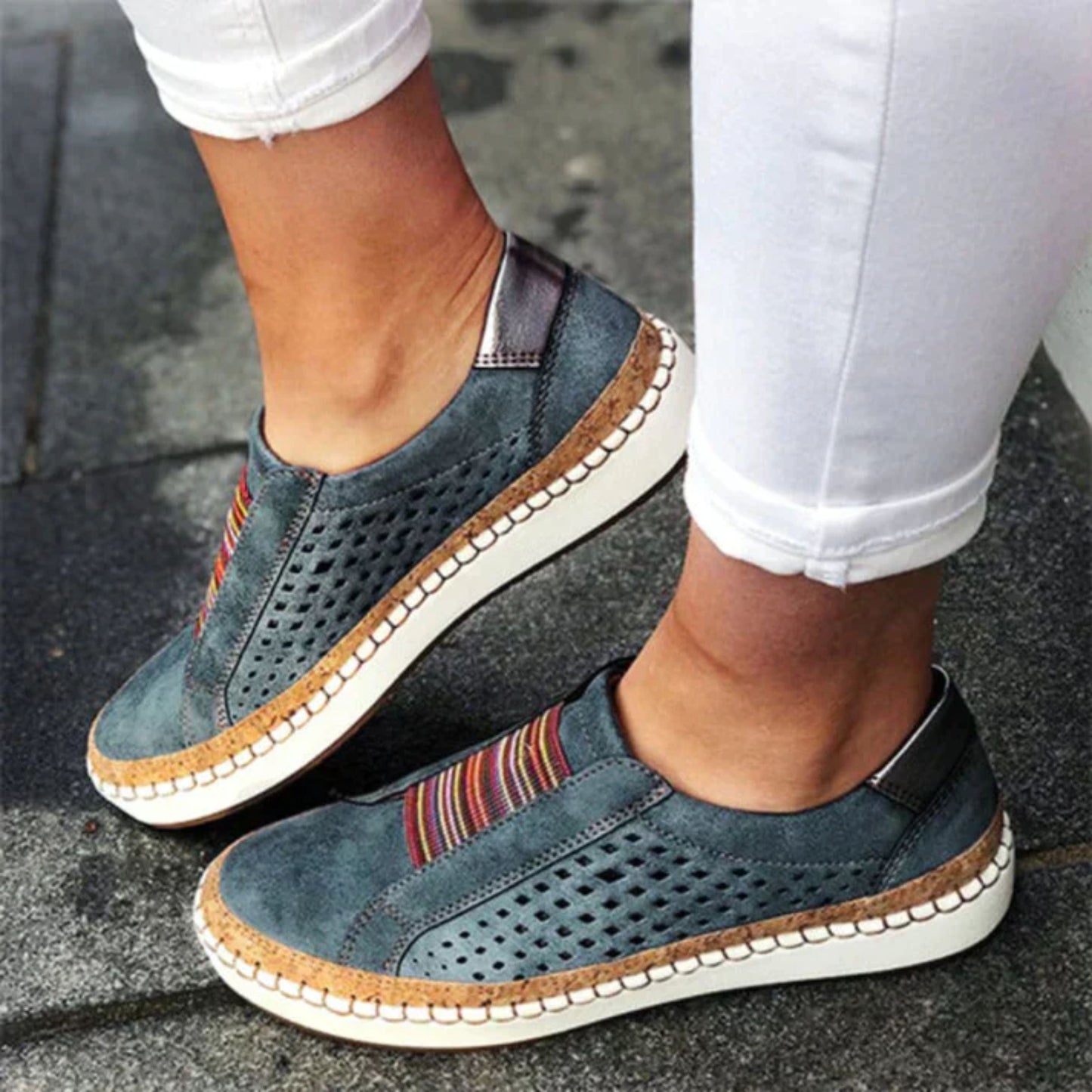 Wandelschoenen - Ergonomisch - Slip-On - Orthopedische schoenen - Damesschoenen-Hallo Susanne