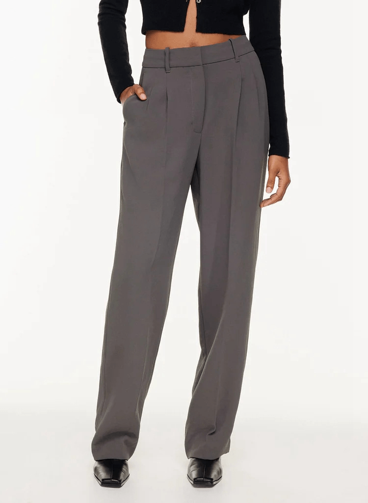 Wijde broek - Damesbroek met hoge taille en wijde pijpen voor kleine vrouwen-Hallo Susanne