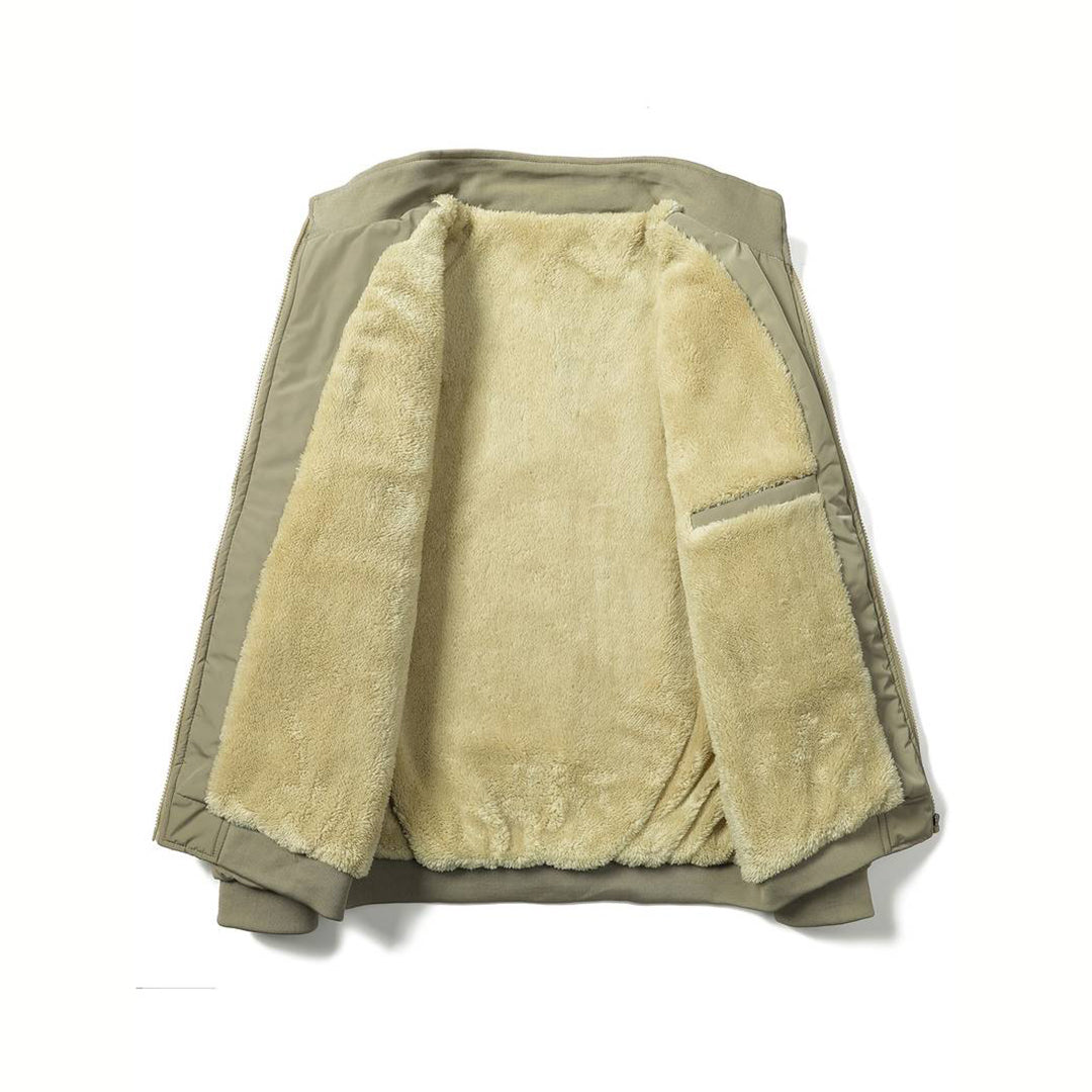 Winter Bomberjack - Fleece gevoerd - Zip-Up - Winterjas - Bomberjack voor heren-Hallo Susanne