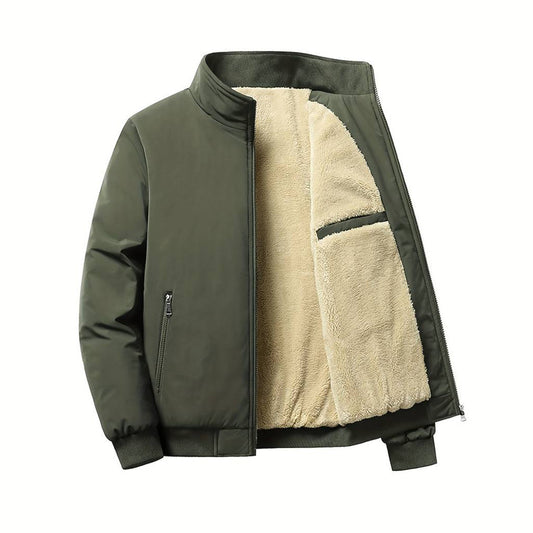 Winter Bomberjack - Fleece gevoerd - Zip-Up - Winterjas - Bomberjack voor heren-Hallo Susanne