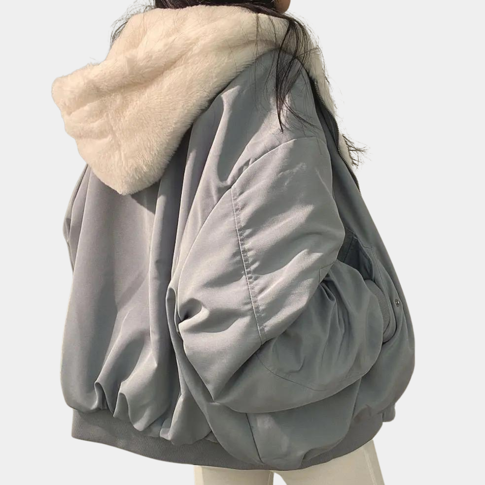 Winter Bomberjas | Warm | Fleece Gevoerd | Oversized Jas | Vrouwen Winterjas-Hallo Susanne