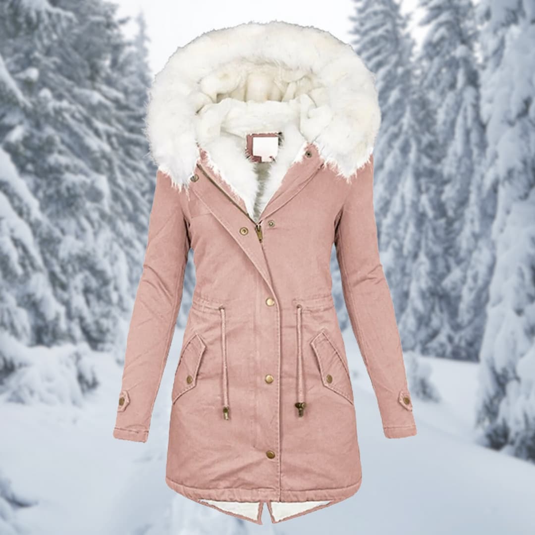 Winter Parka | Kap | Bont gevoerd | Winterjas | Winterjassen Vrouwen-Hallo Susanne