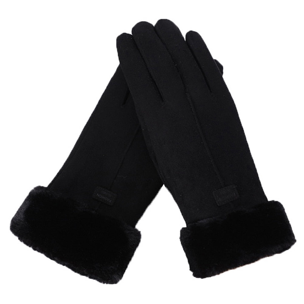 Winterhandschoenen | Warm | Bont | Thermische Handschoenen | Vrouwenhandschoenen-Hallo Susanne