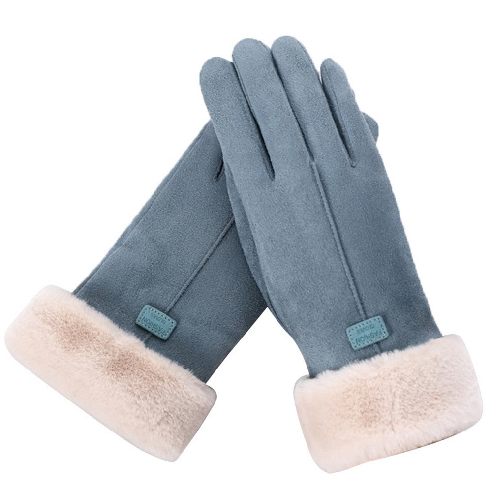 Winterhandschoenen | Warm | Bont | Thermische Handschoenen | Vrouwenhandschoenen-Hallo Susanne