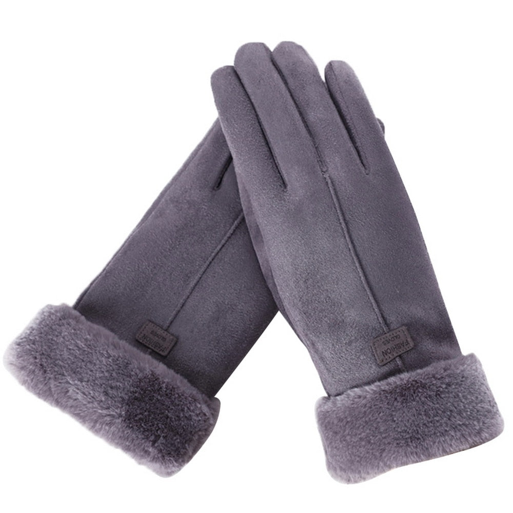 Winterhandschoenen | Warm | Bont | Thermische Handschoenen | Vrouwenhandschoenen-Hallo Susanne