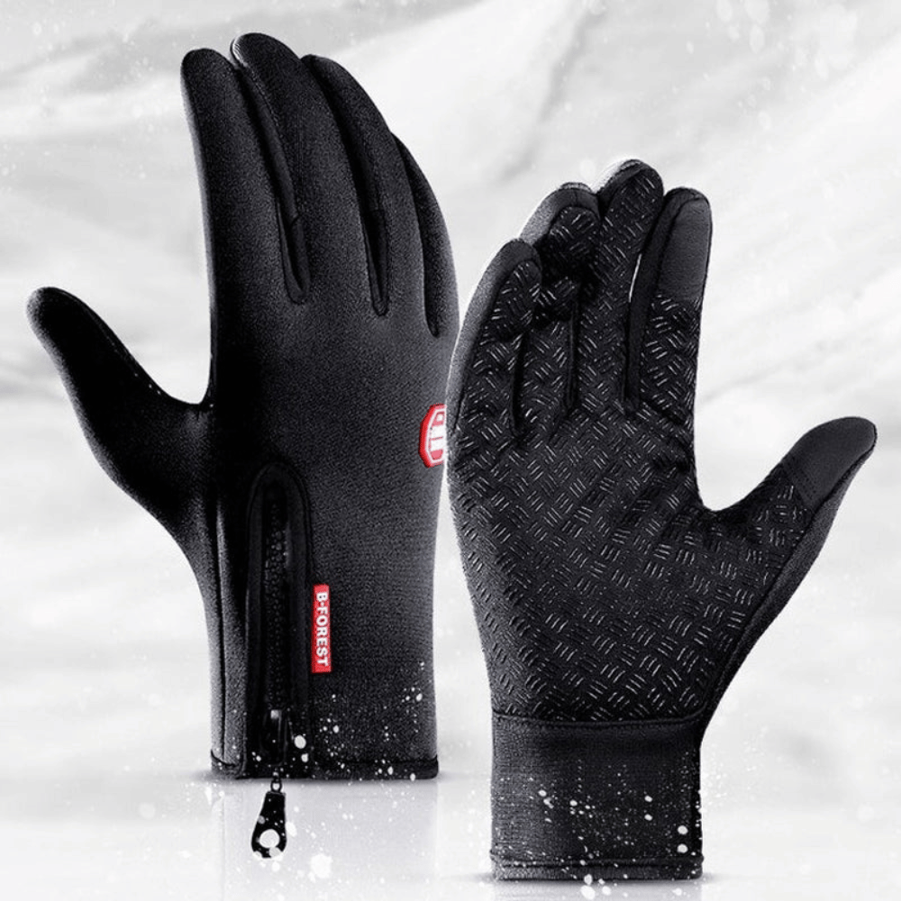 Winterhandschoenen - Zwarte waterdichte touchscreenhandschoenen-Hallo Susanne