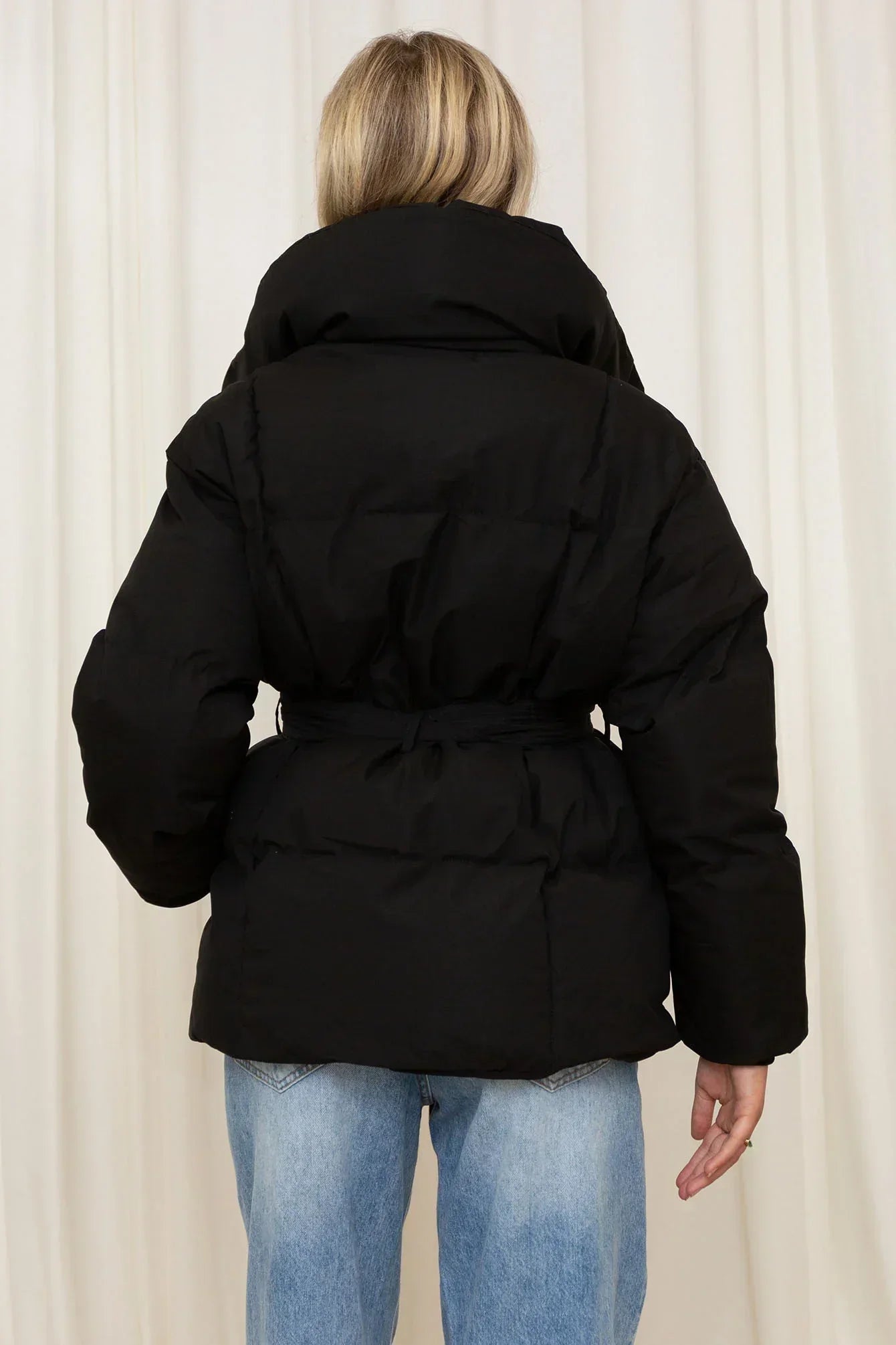 Winterjas | Gewatteerd | Riem | Pufferjas | Damesoverjas-Hallo Susanne