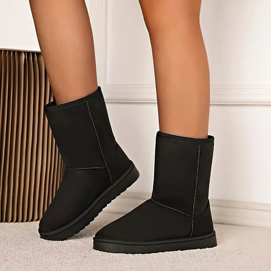Winterlaarzen - Mid Calf - Met fleece gevoerd - Snow Boots - Dameslaarzen-Hallo Susanne