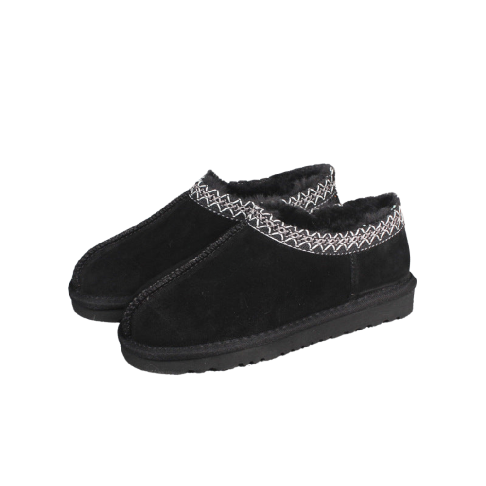 Winterschoenen - Suède - Bont Gevoerd - Slip-On Laarzen - Winterlaarzen Vrouwen-Hallo Susanne