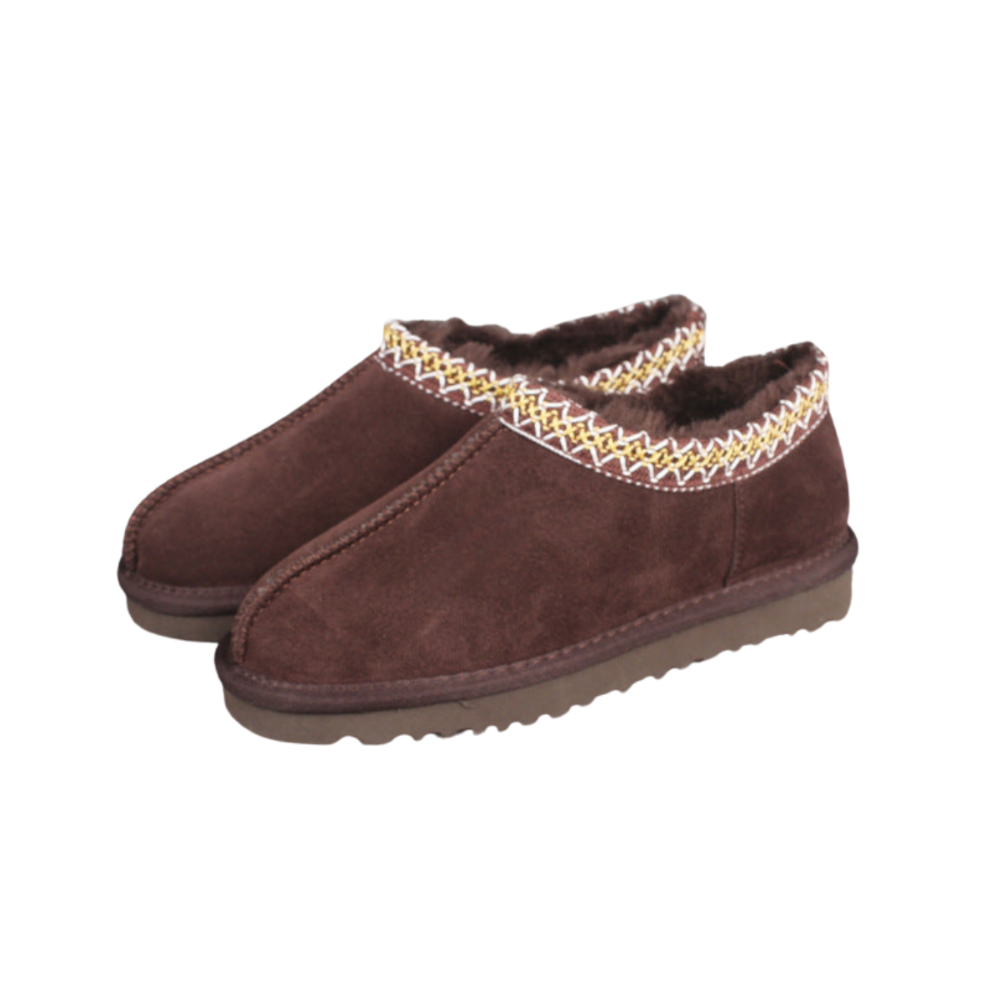 Winterschoenen - Suède - Bont Gevoerd - Slip-On Laarzen - Winterlaarzen Vrouwen-Hallo Susanne