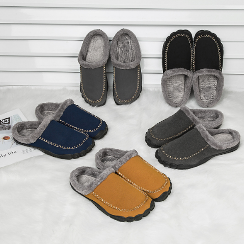 Winterslippers | Warm | Antislip | Muiltjes | Herenslippers-Hallo Susanne