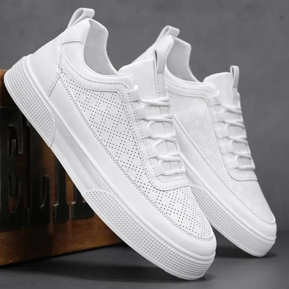 Witte sneakers - Lichtgewicht herenslippers voor de zomer-Hallo Susanne