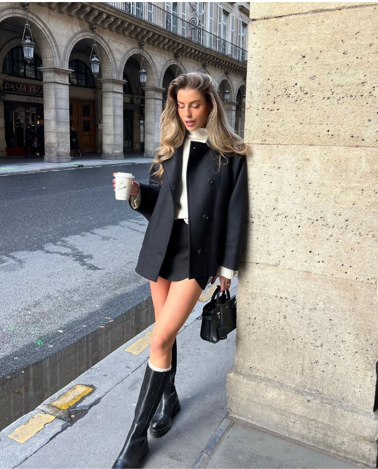 Wollen Trenchcoat | Kort | Single Breasted | Oversized Jack| Vrouwenjas-Hallo Susanne