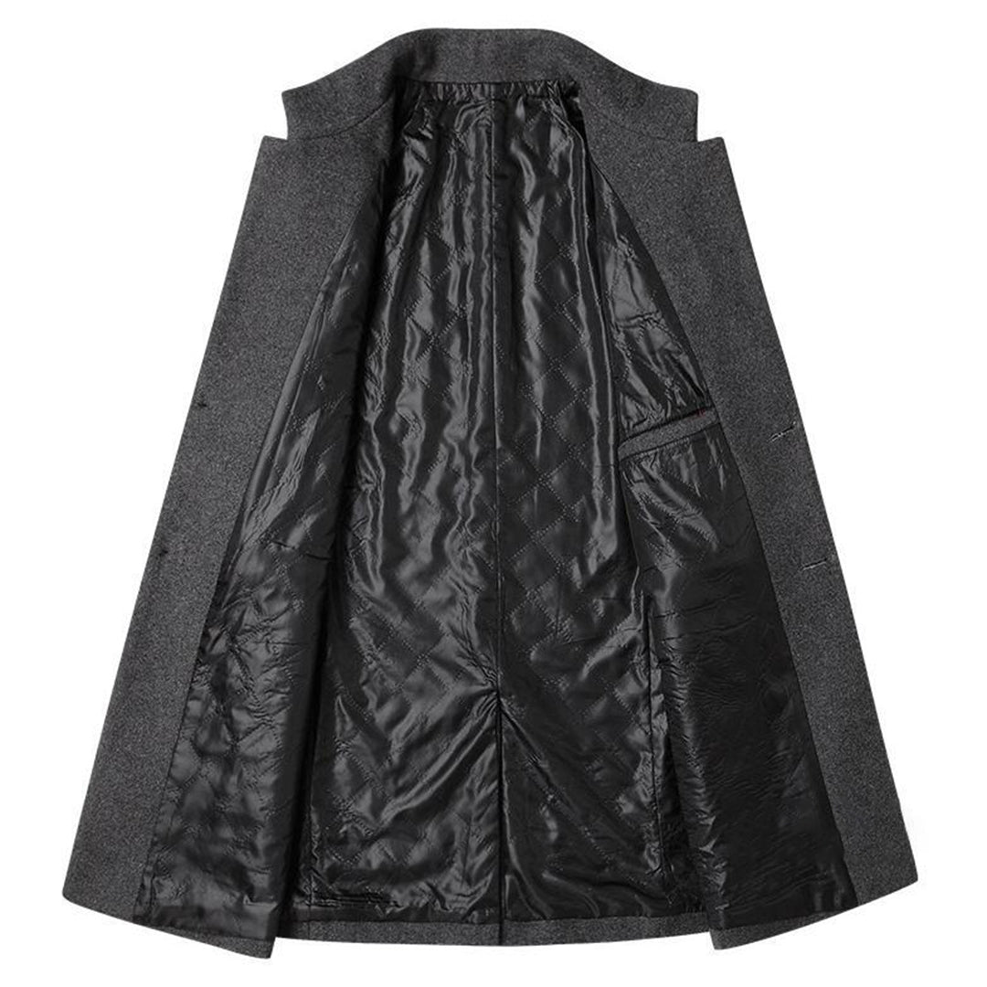 Wollen Trenchcoat - Single Breasted - Halflang - Trenchcoat - Herenjassen-Hallo Susanne