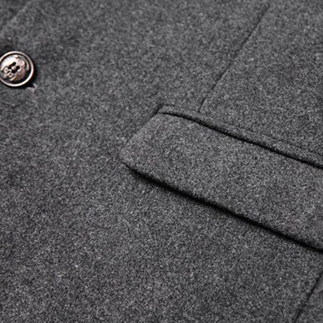 Wollen Trenchcoat - Single Breasted - Halflang - Trenchcoat - Herenjassen-Hallo Susanne