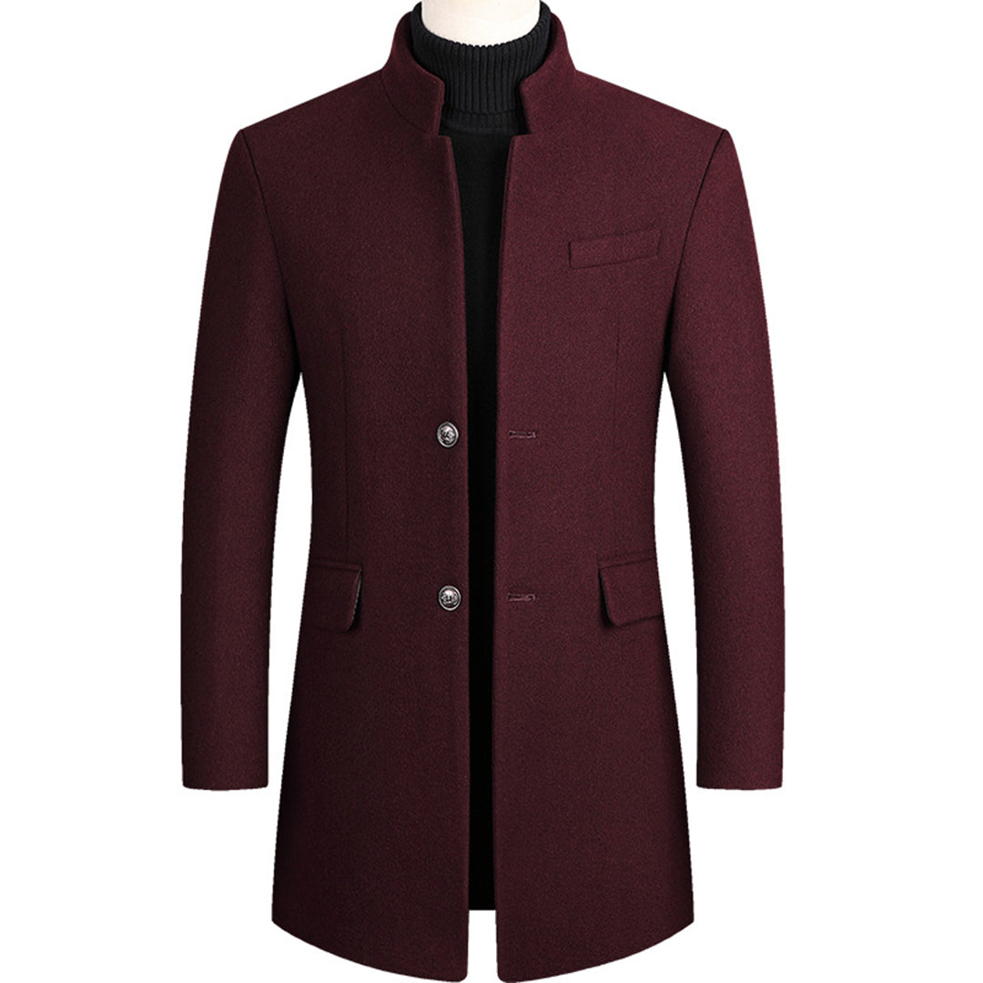 Wollen Trenchcoat - Single Breasted - Halflang - Trenchcoat - Herenjassen-Hallo Susanne