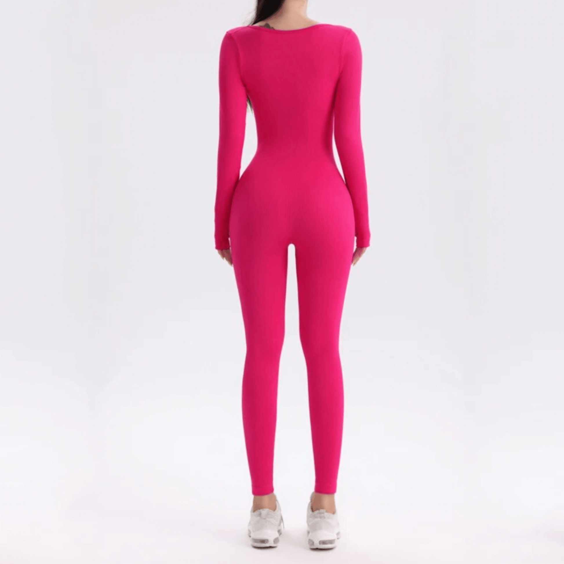 Workout Jumpsuit - Flatterende jumpsuit met lange mouwen voor dames om in te sporten-Hallo Susanne