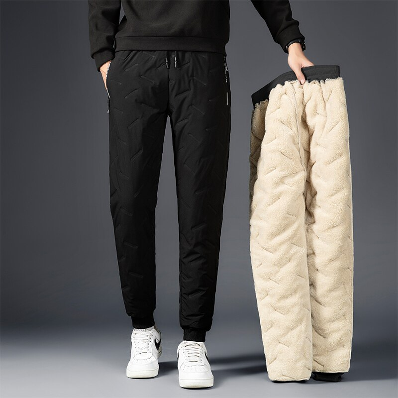 Wyatt Winter Fleece Broek | Met fleece gevoerde herenbroek voor de winter-Hallo Susanne