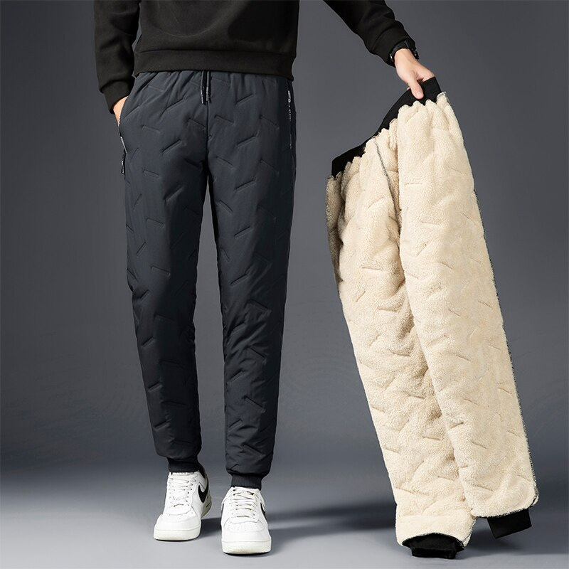 Wyatt Winter Fleece Broek | Met fleece gevoerde herenbroek voor de winter-Hallo Susanne