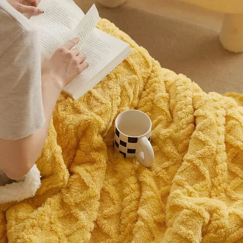 Zachte Sherpa-deken - Pluizig - Winter - Pluche deken - Fleece deken-Hallo Susanne