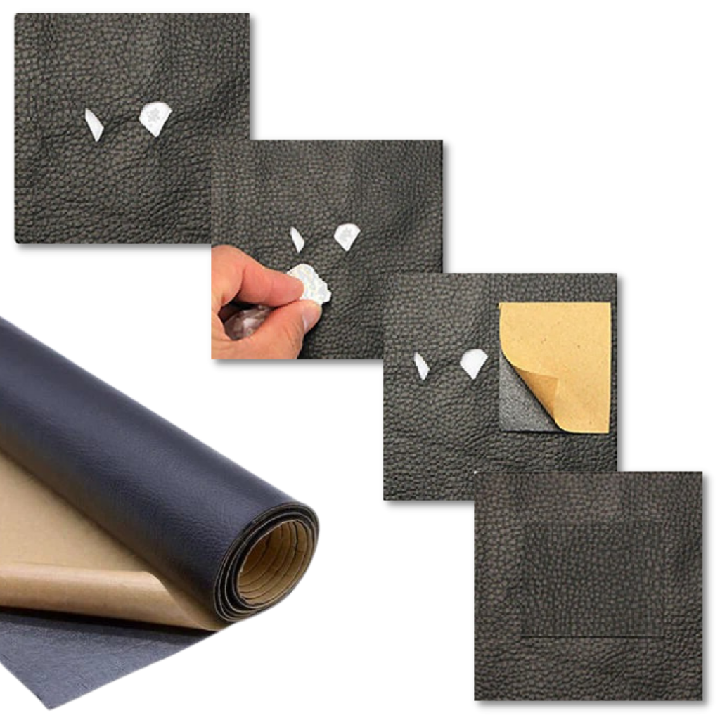 Zelfklevende Leren Patch - Leder Reparatie Tape - Zelfklevend - Leren Patches voor Meubels - Reparatie Patches-Hallo Susanne