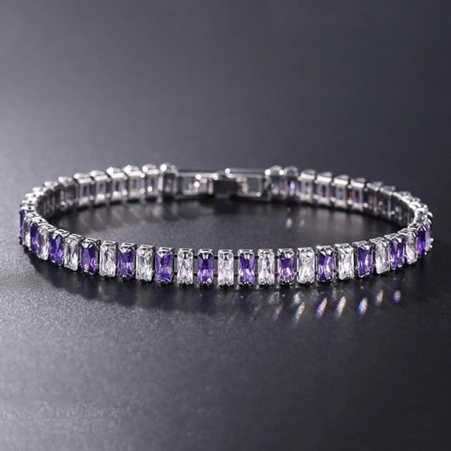 Zirkoon Armband - Zilveren gouden sieraden tennisarmband voor dames-Hallo Susanne