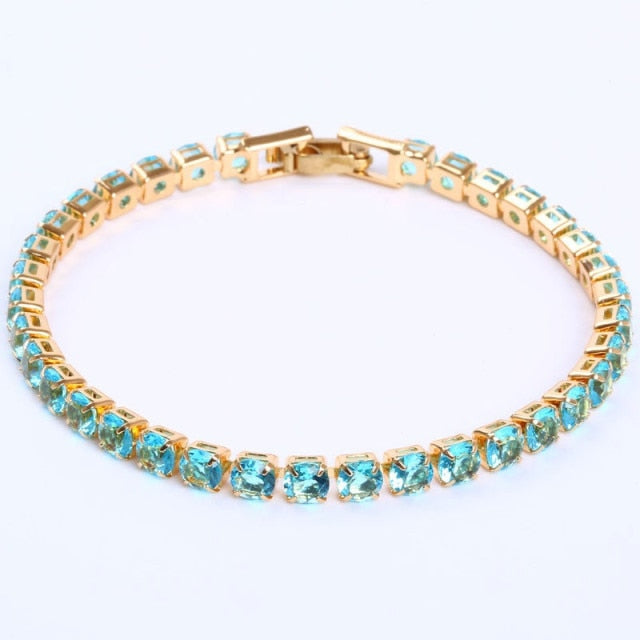 Zirkoon Armband - Zilveren gouden sieraden tennisarmband voor dames-Hallo Susanne