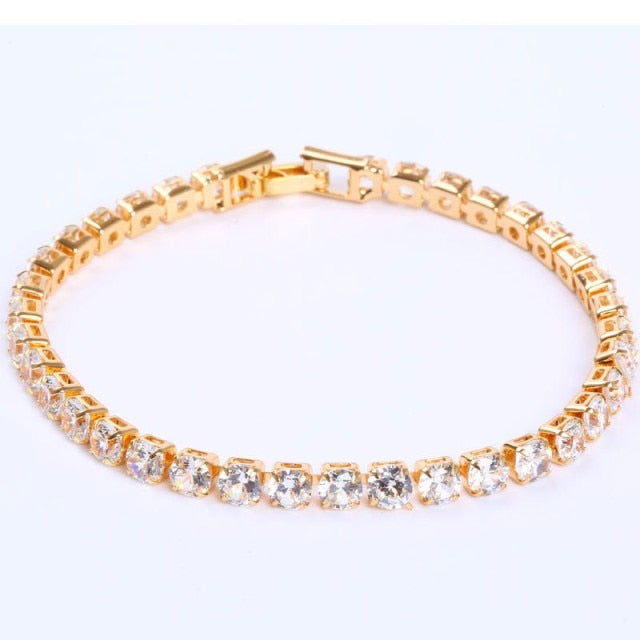 Zirkoon Armband - Zilveren gouden sieraden tennisarmband voor dames-Hallo Susanne