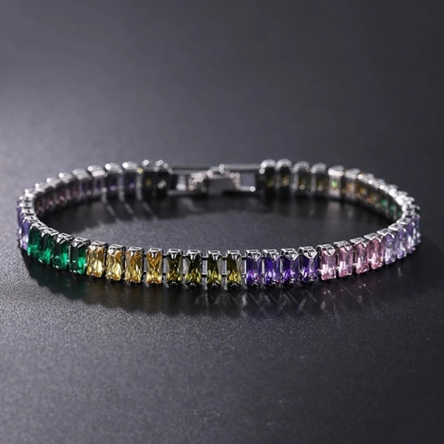 Zirkoon Armband - Zilveren gouden sieraden tennisarmband voor dames-Hallo Susanne